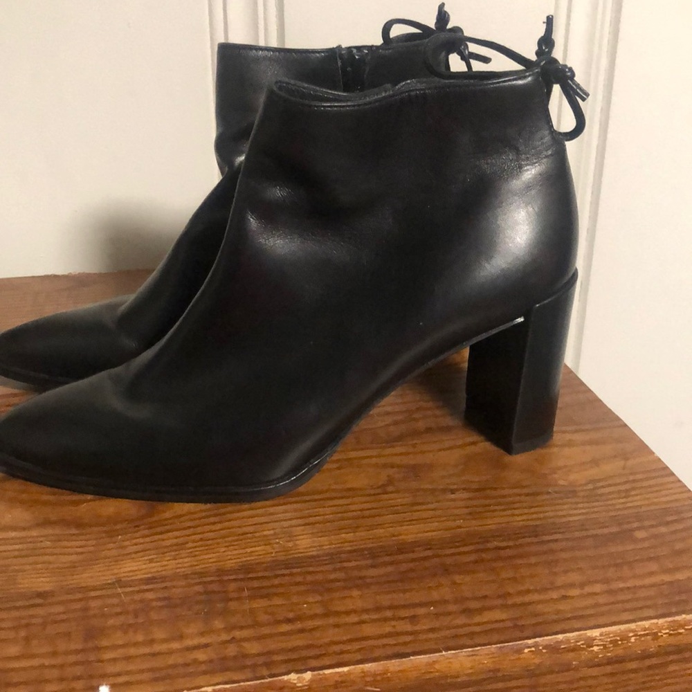 Leather boots